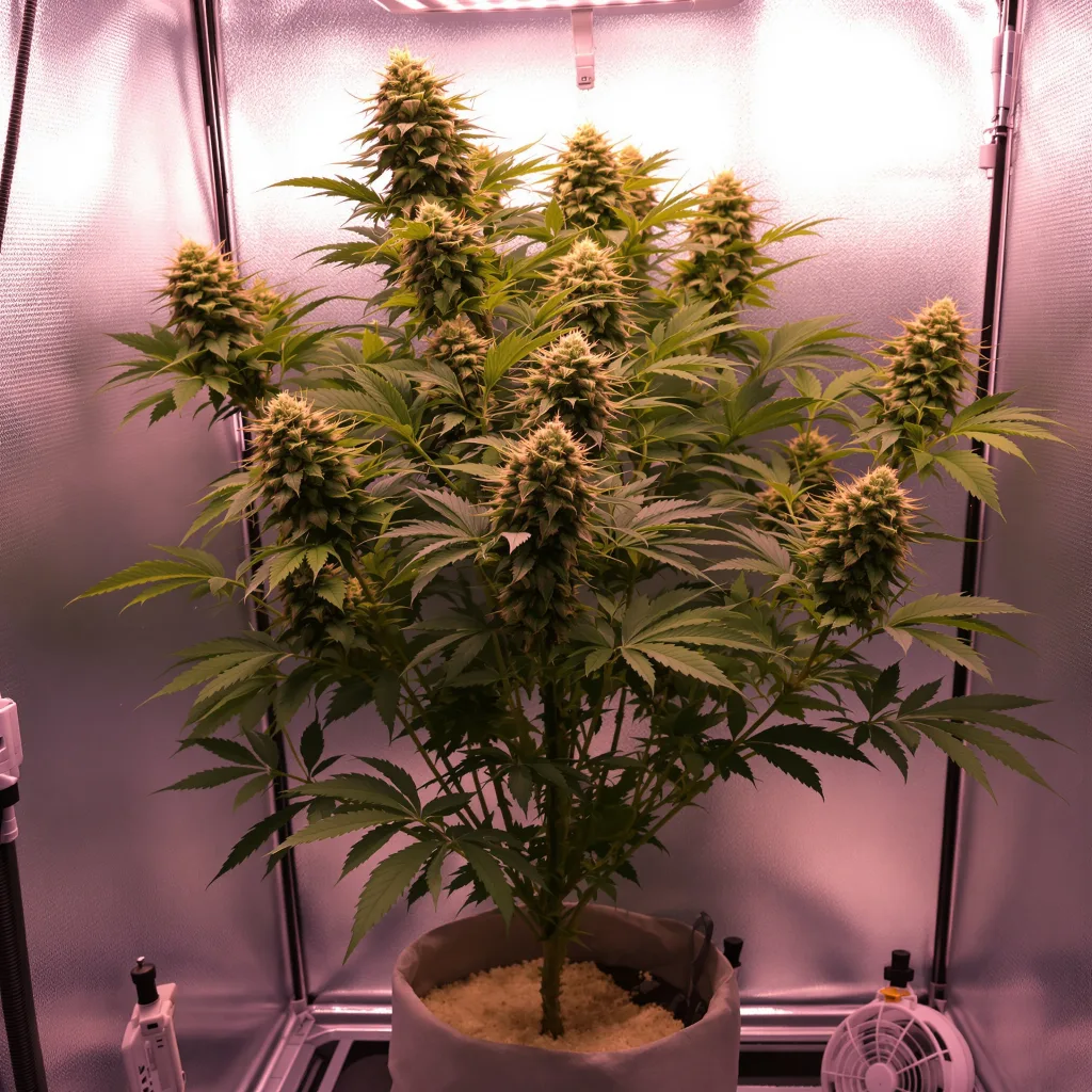 Funky Monkey cannabis plant in flowering stage — 120-180 cm feminised