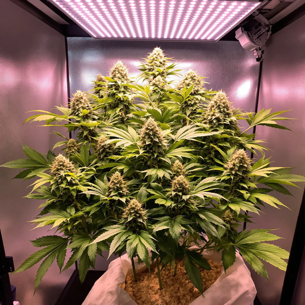 G13 cannabis plant in flowering stage — 150 cm feminised