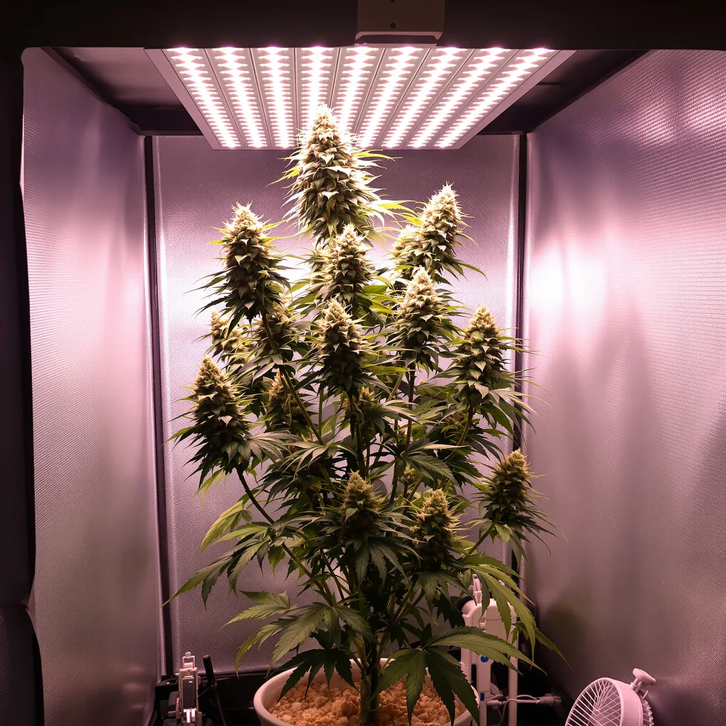 Garlic Bud cannabis plant in flowering stage — 120-180 cm feminised