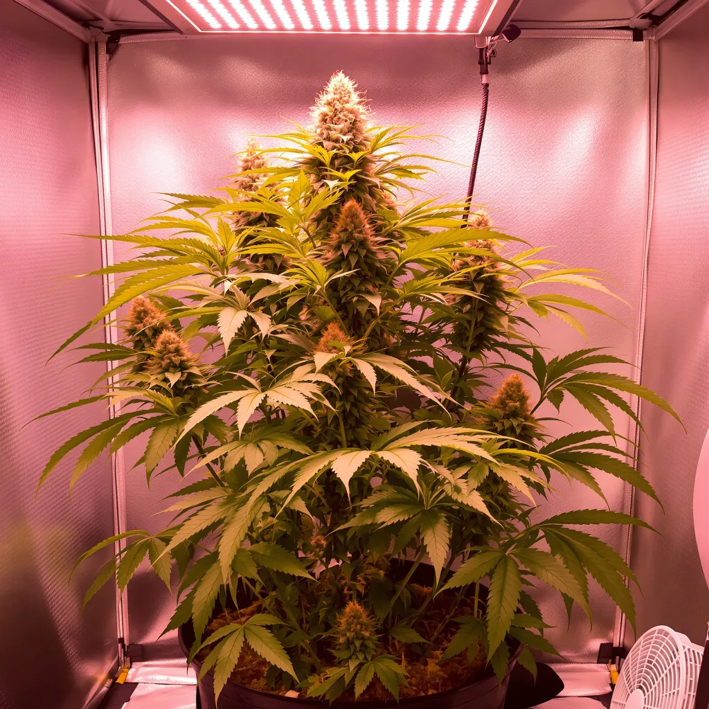 Ghost OG cannabis plant in flowering stage — 150 cm feminised