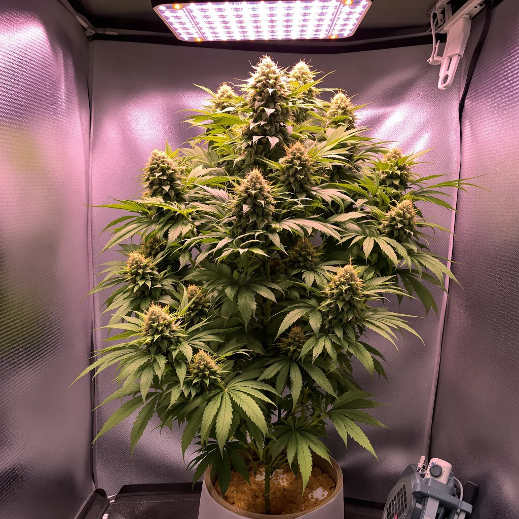 Gigabud cannabis plant in flowering stage — 120-180 cm feminised