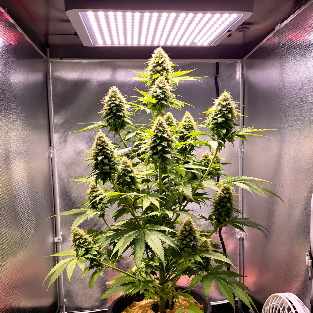 Go Time cannabis plant in flowering stage — 120-180 cm feminised