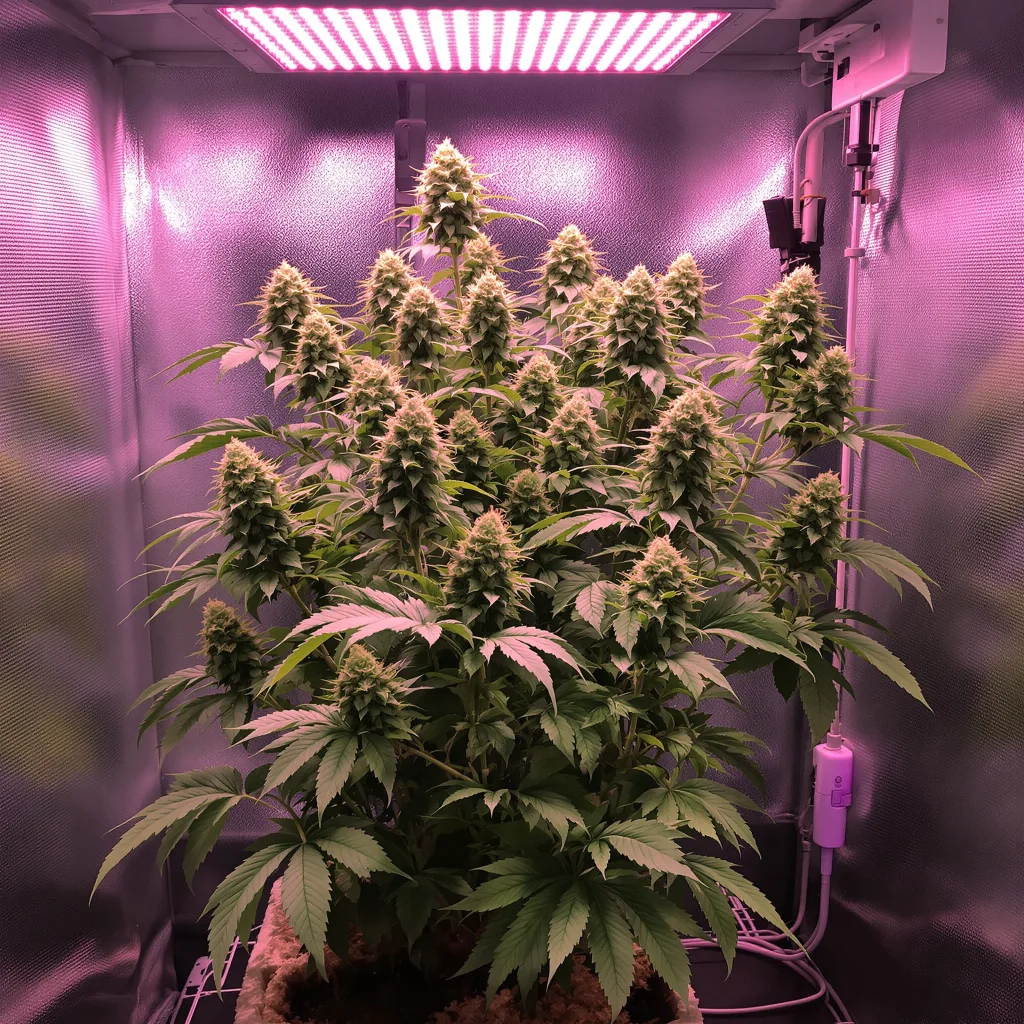 Goat Milk cannabis plant in flowering stage — 91-122 cm feminised