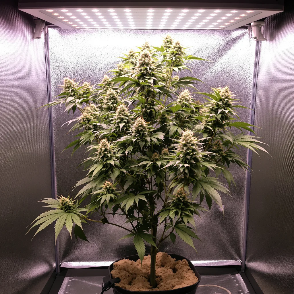 Godberry cannabis plant in flowering stage — 100-120 cm feminised