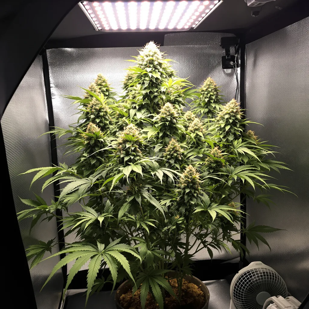 Godzilla Cookies cannabis plant in flowering stage — 120-180 cm feminised