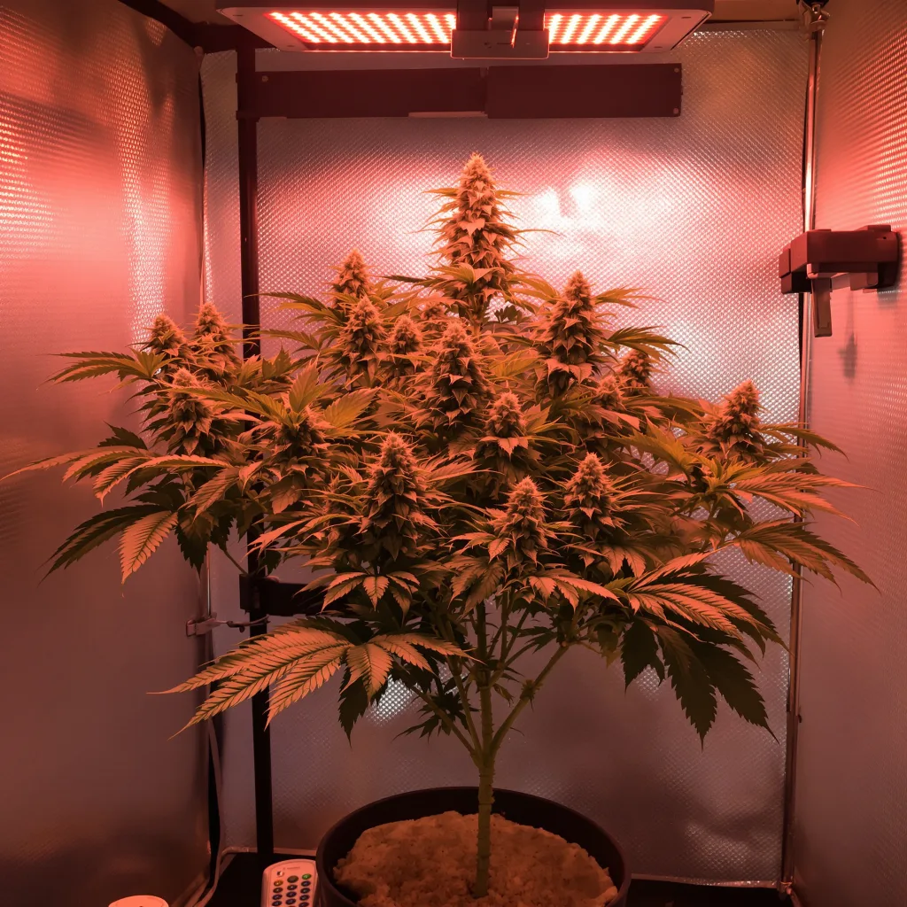 Godzilla Glue cannabis plant in flowering stage — 60-100 cm autoflower