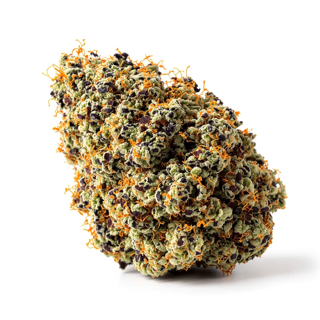 Gold Leaf 88% indica / 12% sativa flower with visible trichomes