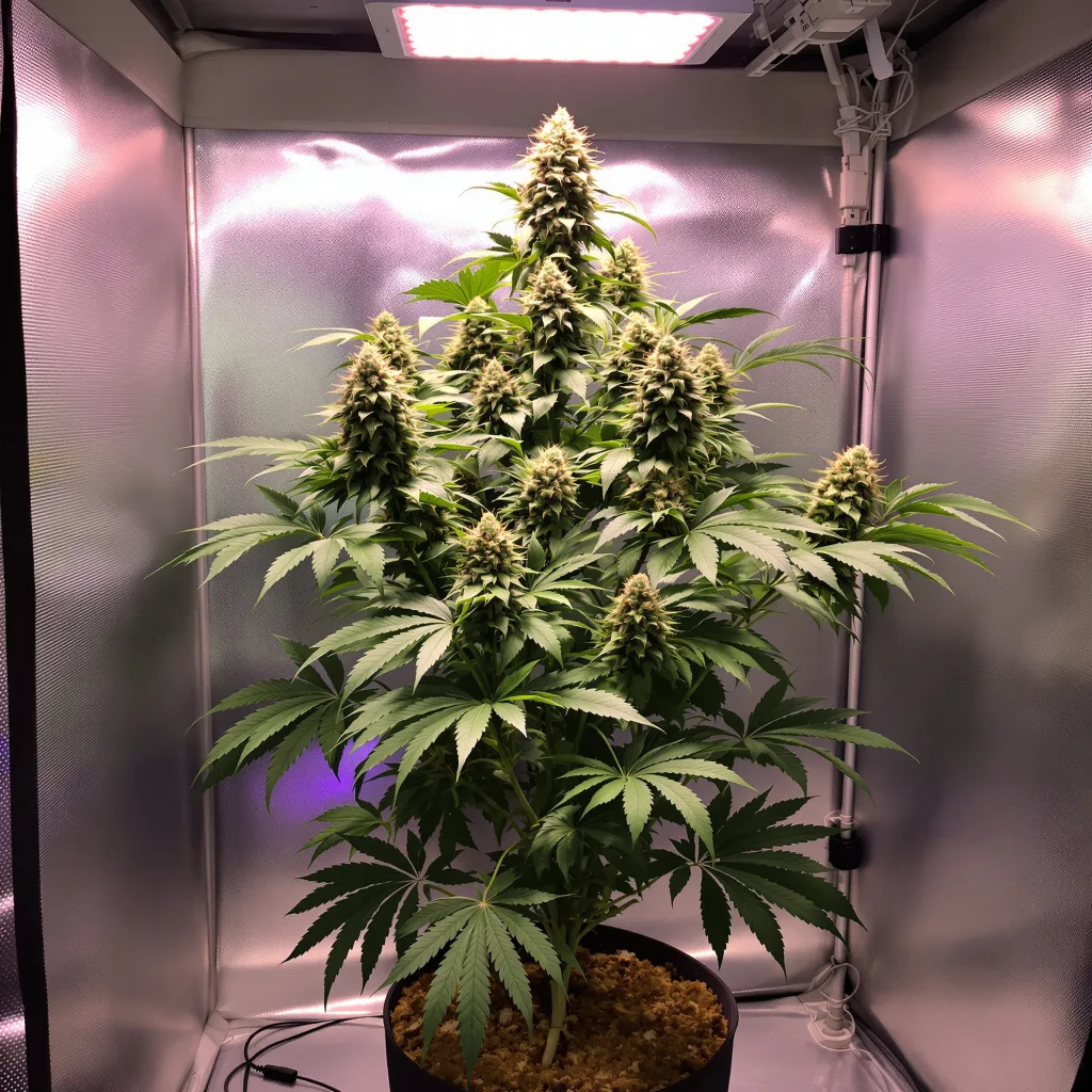Goldberry cannabis plant in flowering stage — 90-130 cm feminised