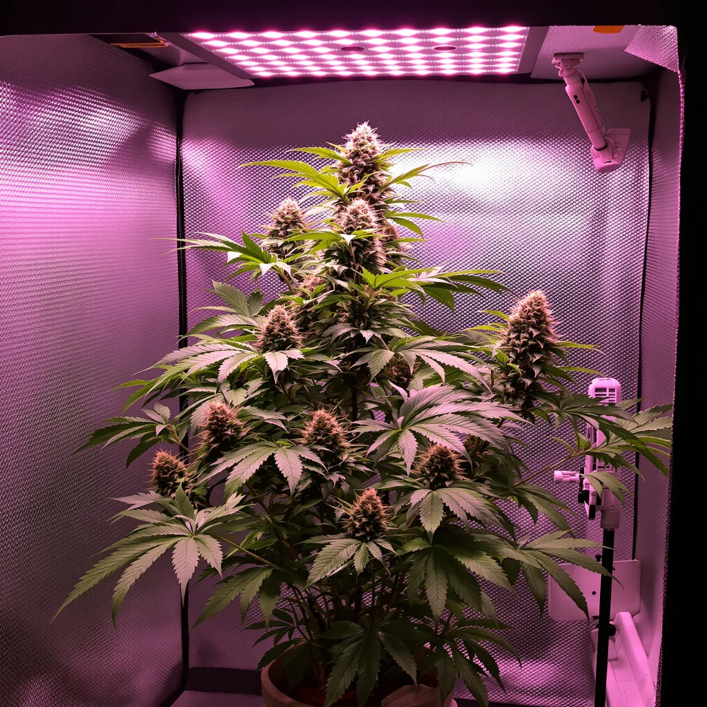 Gorilla Biscuit cannabis plant in flowering stage — 90-130 cm feminised