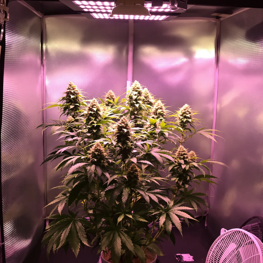 Gorilla Cookies cannabis plant in flowering stage — 90-100 cm autoflower