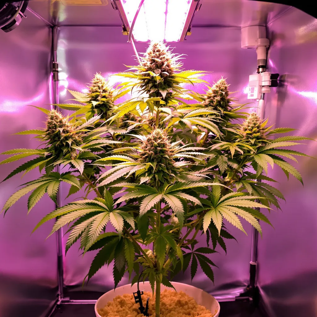 Grape Cookies cannabis plant in flowering stage — 60-100 cm autoflower