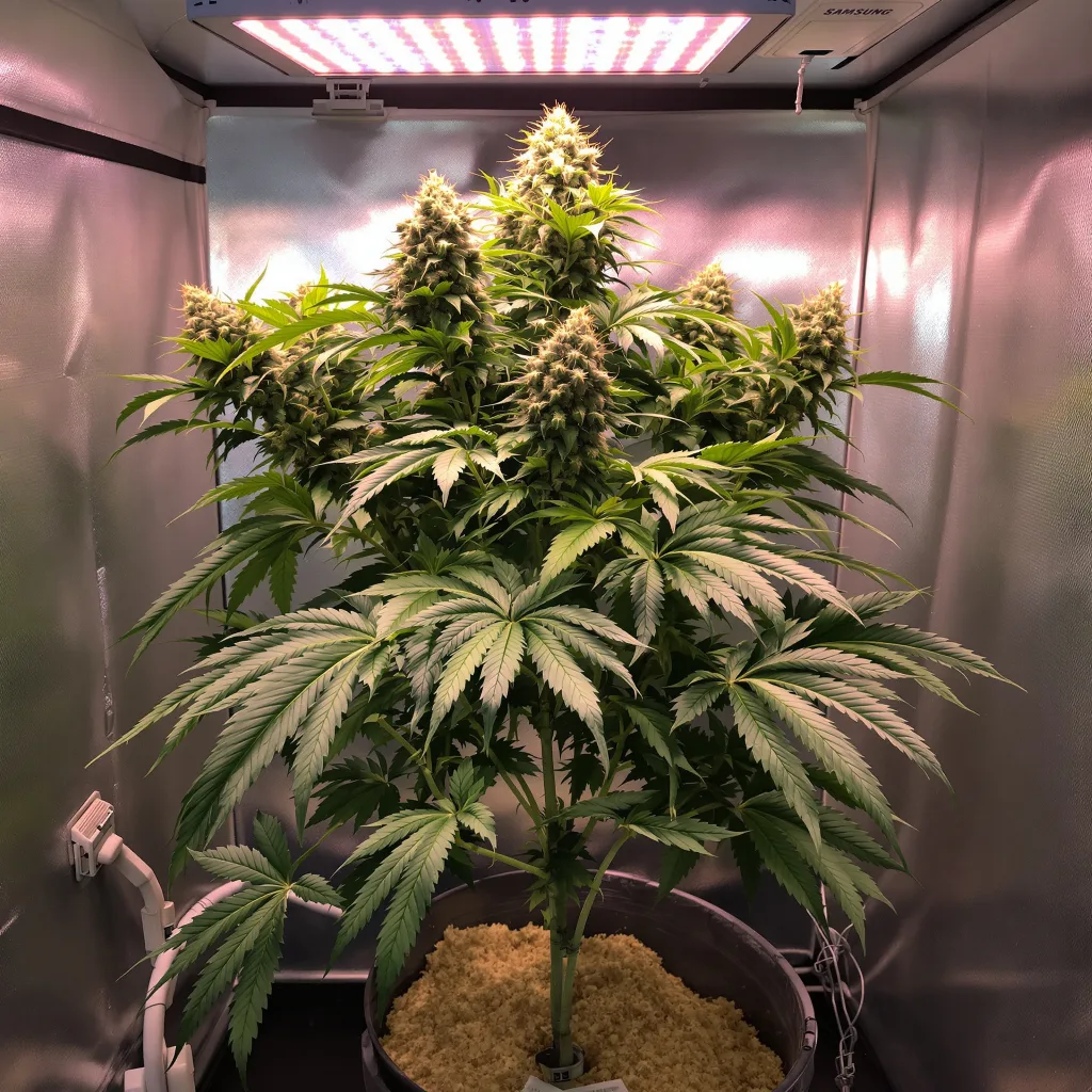 Gravity cannabis plant in flowering stage — 60-100 cm autoflower