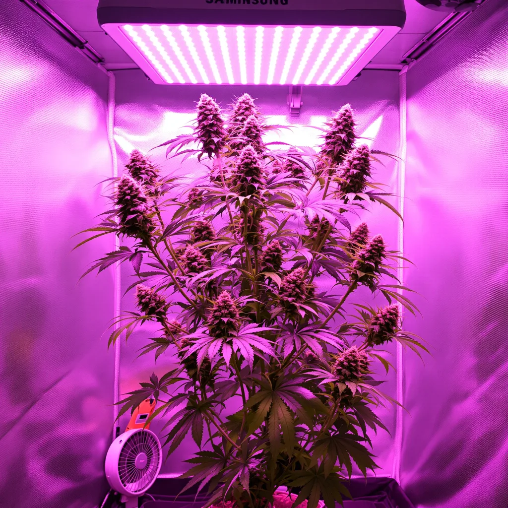 Green Avenger cannabis plant in flowering stage — 120-180 cm feminised
