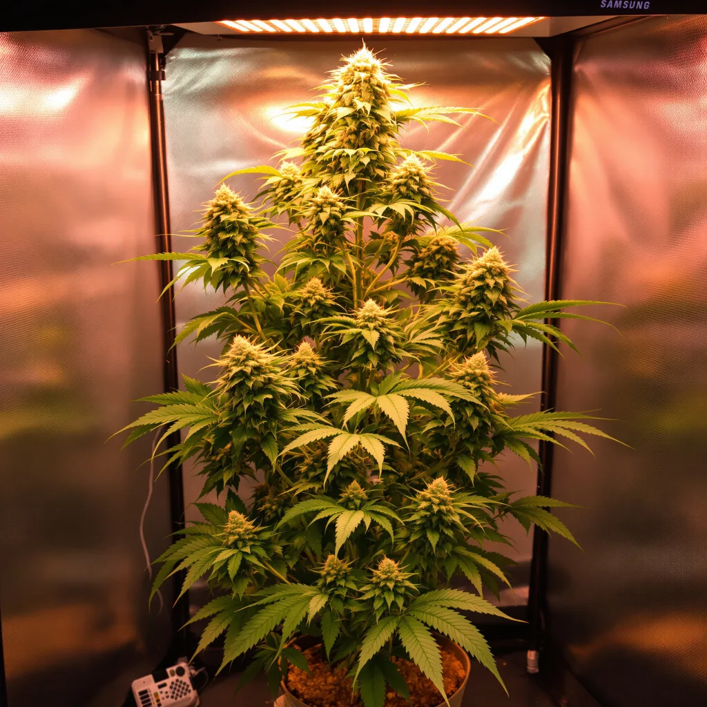 Green Goblin cannabis plant in flowering stage — 120-180 cm feminised