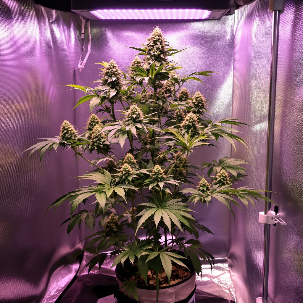 Green Line OG cannabis plant in flowering stage — 120-180 cm feminised