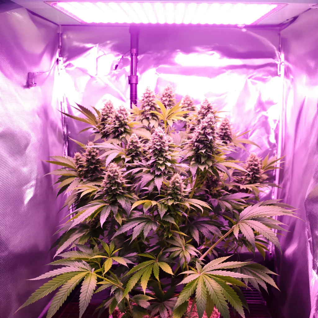 Green Love Potion cannabis plant in flowering stage — 60-100 cm autoflower