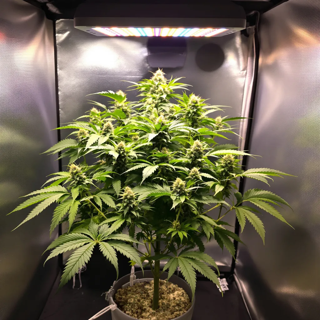 Green Ribbon cannabis plant in flowering stage — 90-130 cm feminised