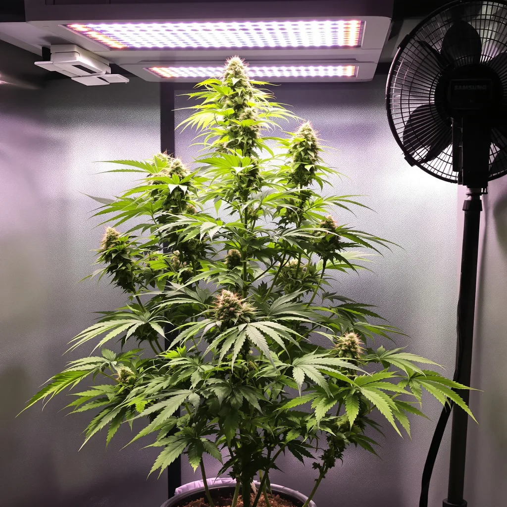 Grilled Cheese cannabis plant in flowering stage — 60-100 cm autoflower