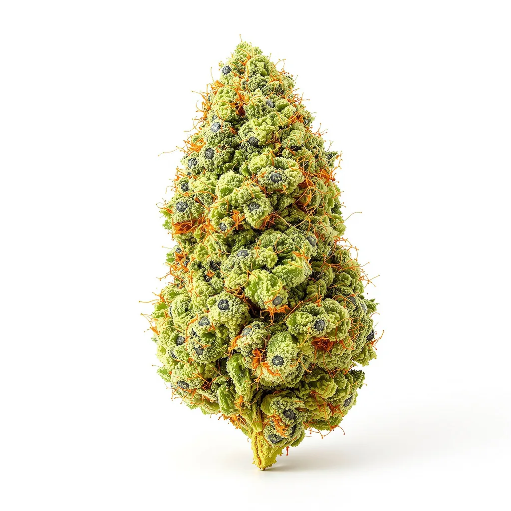 Grilled Cheese 22% indica / 78% sativa flower with visible trichomes