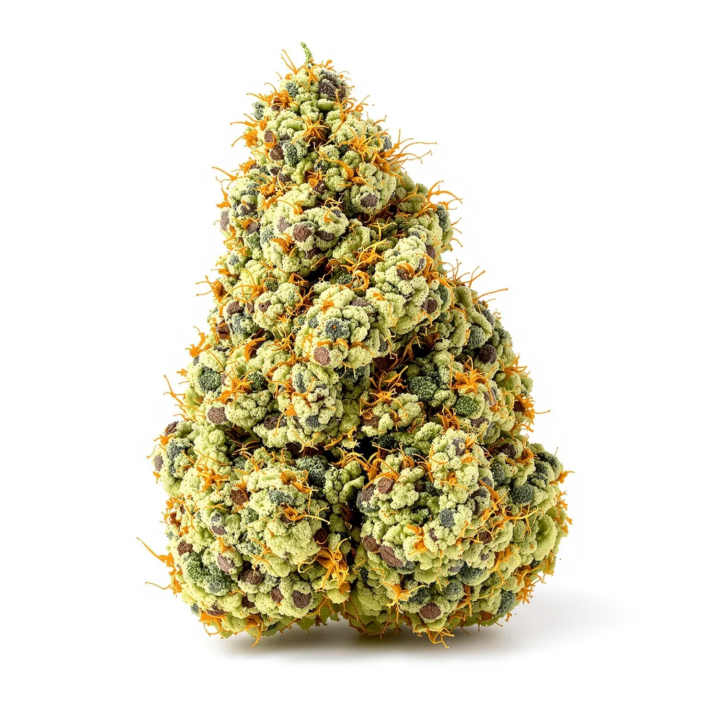 Grilled Cheese 22% indica / 78% sativa flower with visible trichomes