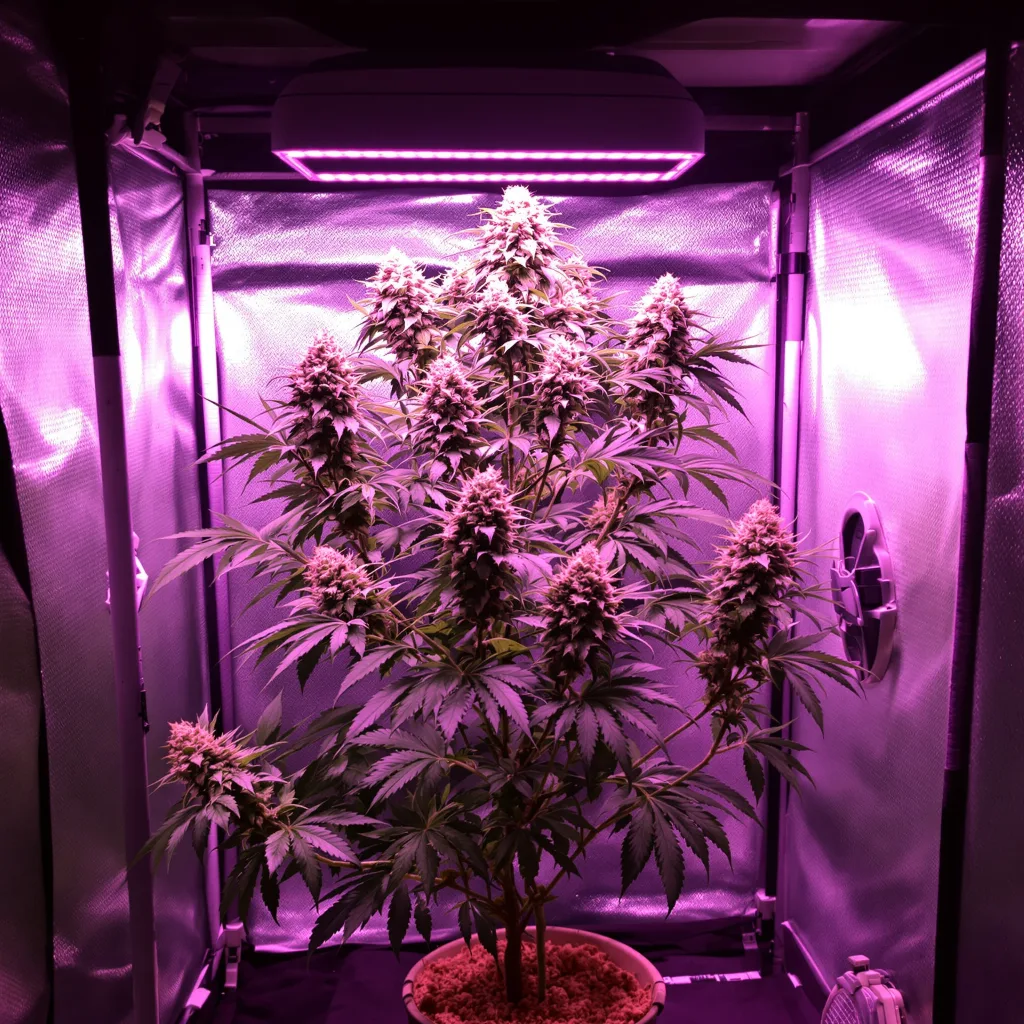 Guido Kush cannabis plant in flowering stage — 60-100 cm autoflower