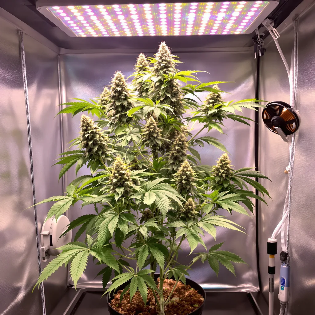 Guido Kush cannabis plant in flowering stage — 120-180 cm feminised