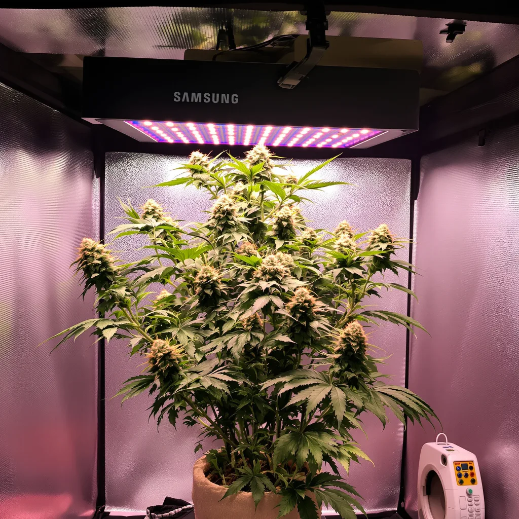 Gupta Kush cannabis plant in flowering stage — 60-100 cm autoflower