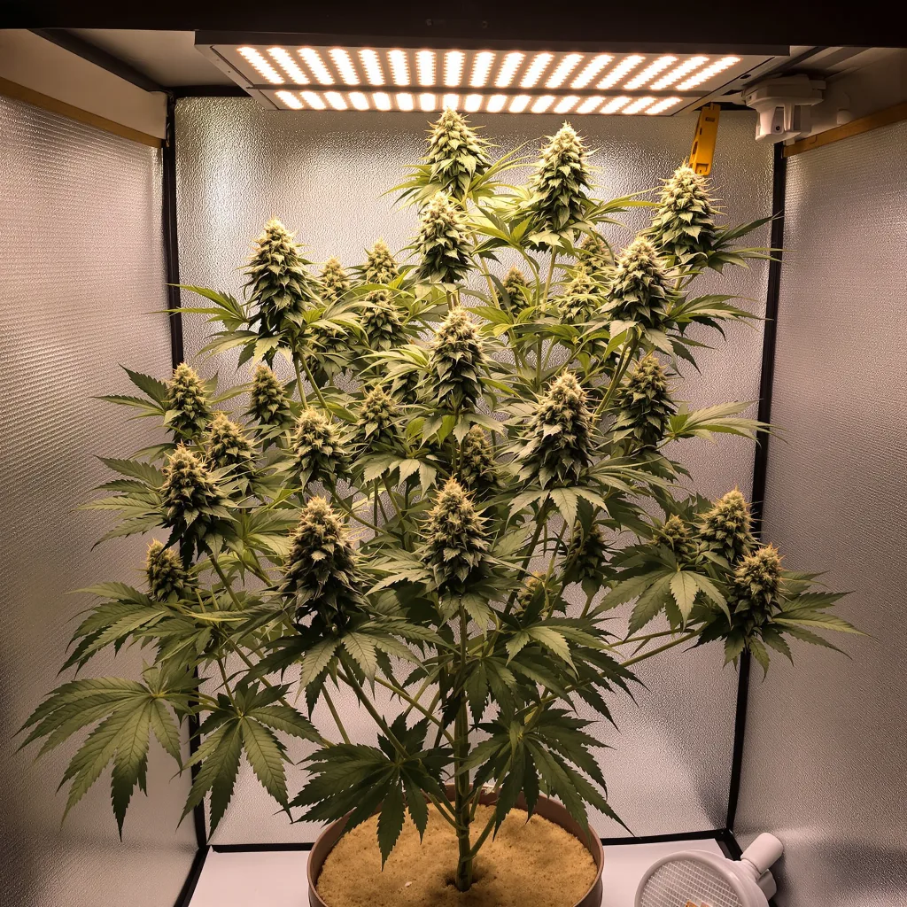 Gupta Kush cannabis plant in flowering stage — 120-180 cm feminised