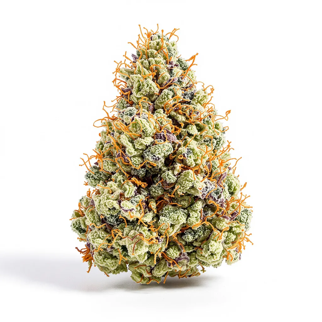 Guptilla 58% indica / 42% sativa flower with visible trichomes