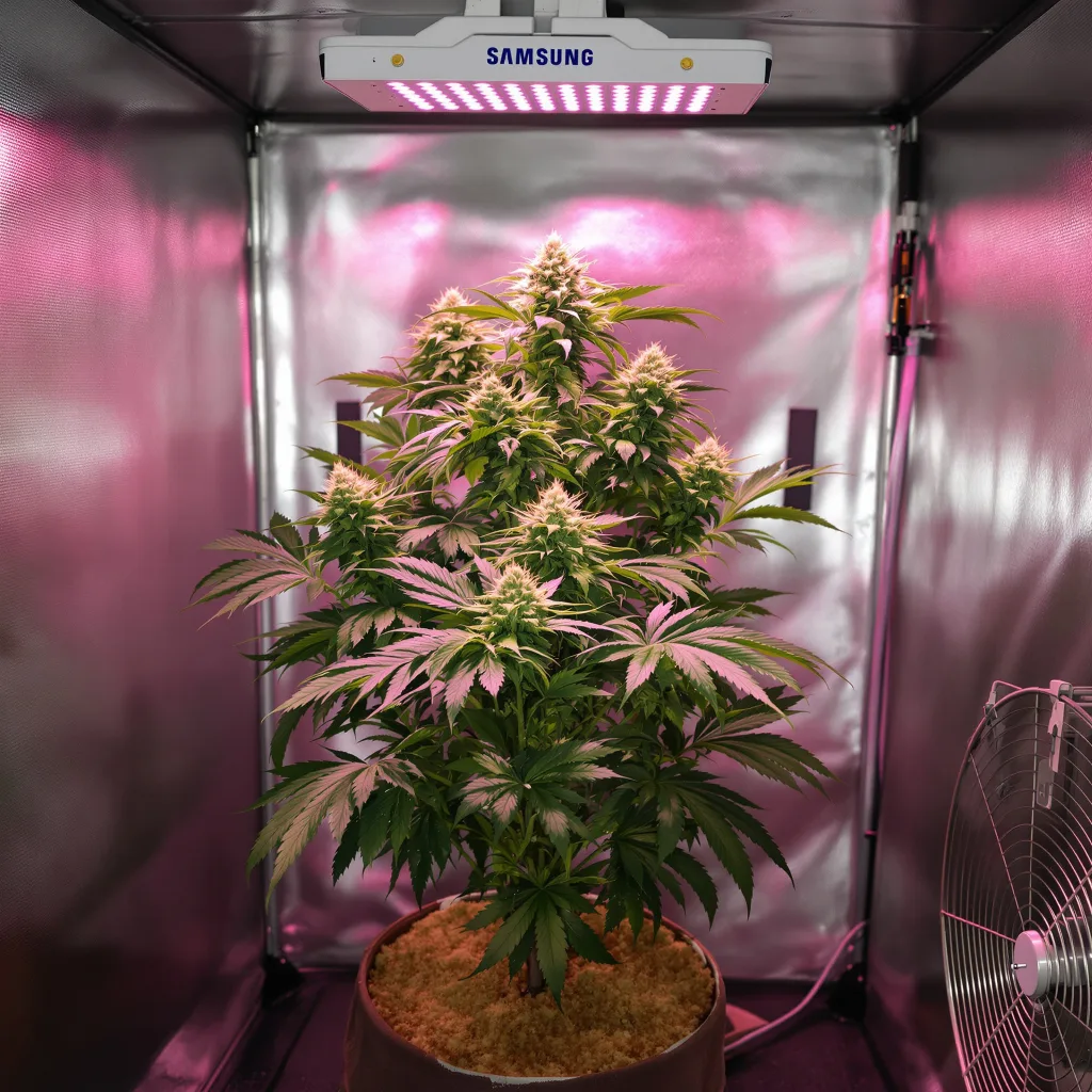 Hammerhead cannabis plant in flowering stage — 200-300 cm feminised