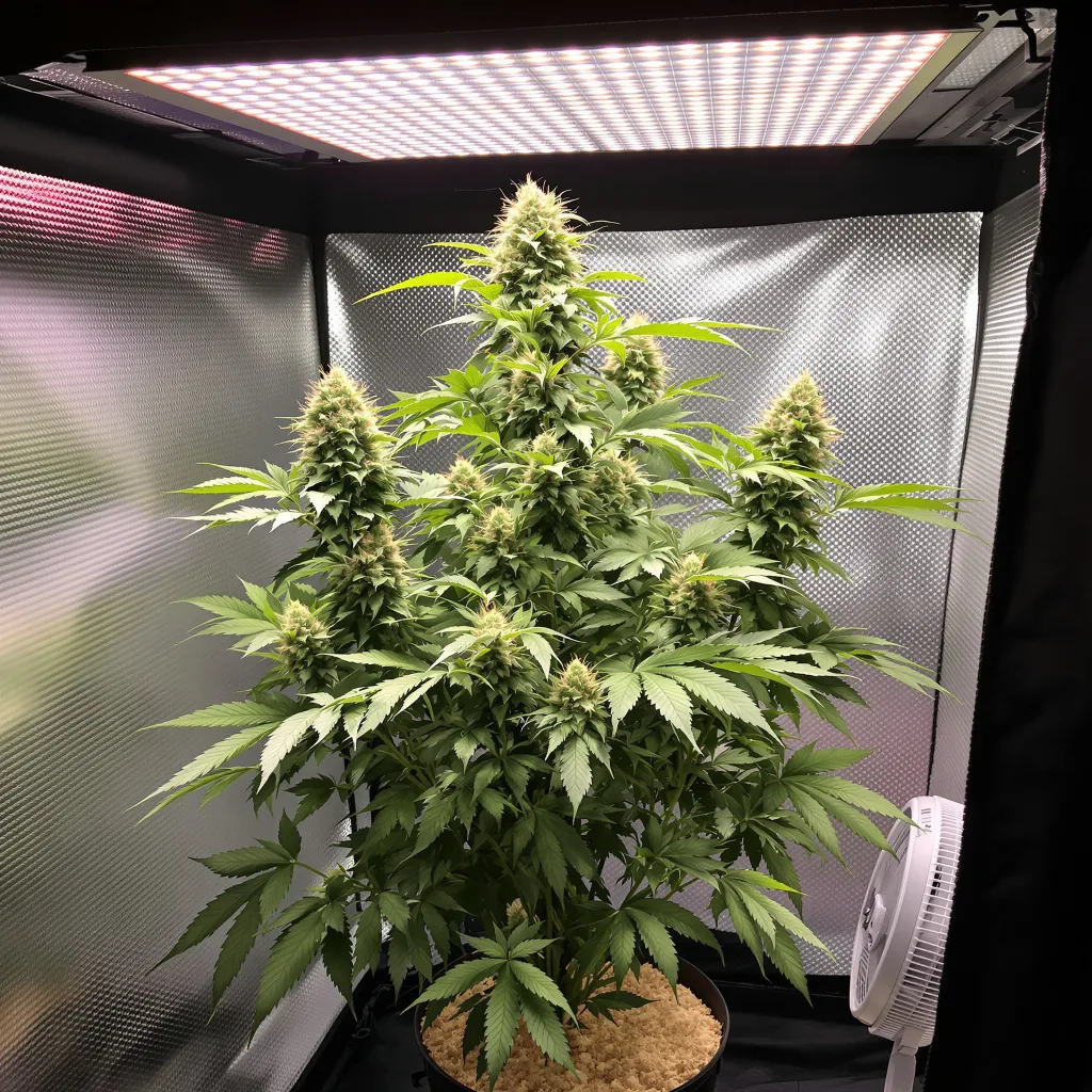 Harle-Tsu CBD cannabis plant in flowering stage — 120-180 cm feminised