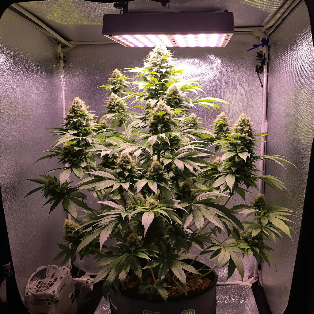 Hawaiian Purple Kush cannabis plant in flowering stage — 90-130 cm feminised