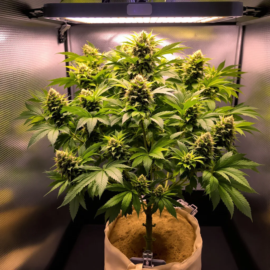 Hindu Kush cannabis plant in flowering stage — 90-130 cm feminised
