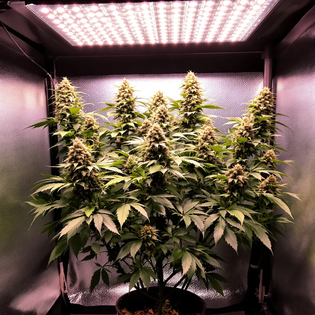Hindu Skunk cannabis plant in flowering stage — 60-100 cm autoflower