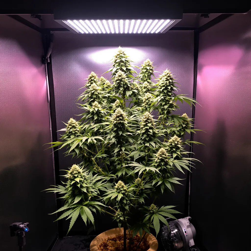 Hippie Crippler cannabis plant in flowering stage — 120-180 cm feminised