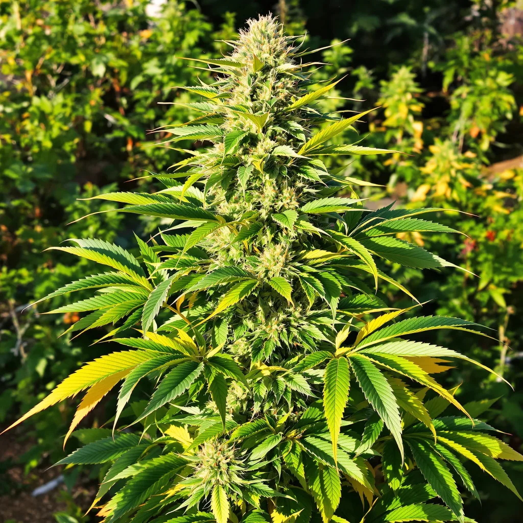 Honey Boo Boo 66% indica / 34% sativa flower with visible trichomes