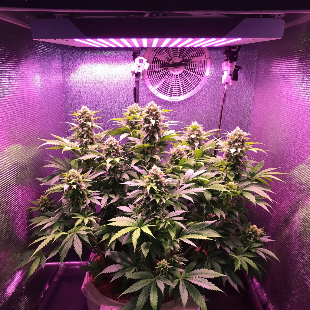 Hood Candy cannabis plant in flowering stage — 90-130 cm feminised