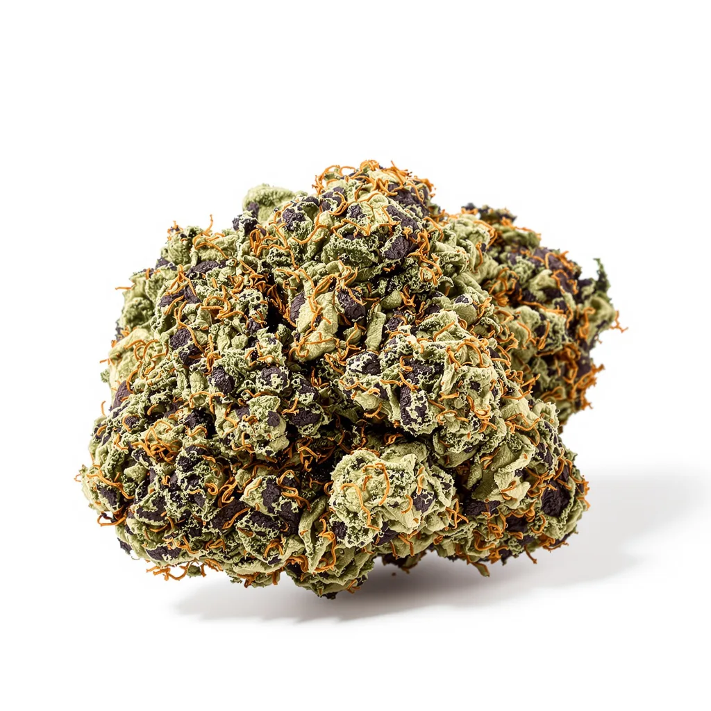 Humboldt Dream 79% indica / 21% sativa flower with visible trichomes