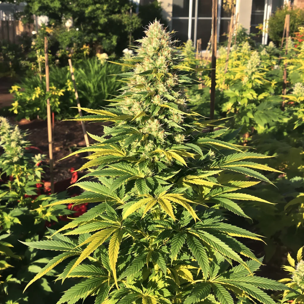 Humboldt Headband 88% indica / 12% sativa flower with visible trichomes