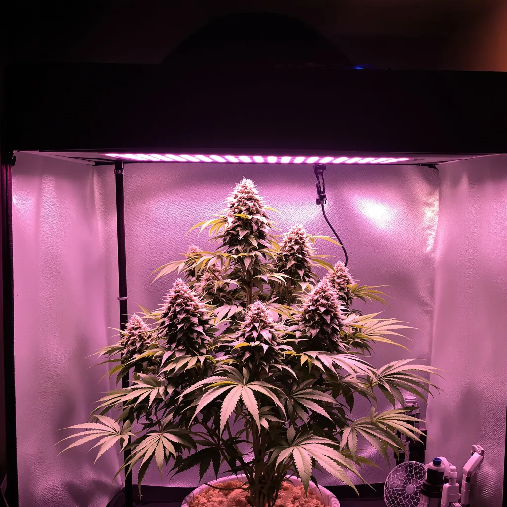 Hyper Critical cannabis plant in flowering stage — 60-100 cm autoflower