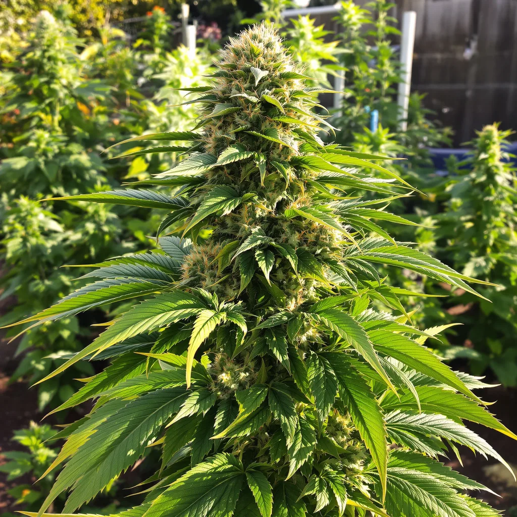 Hyper Critical 68% indica / 32% sativa flower with visible trichomes