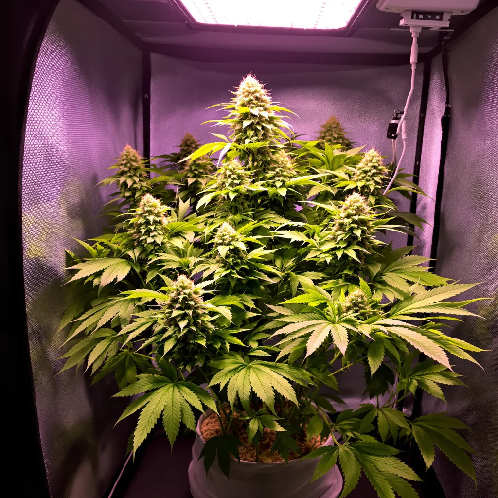 Hyper Critical cannabis plant in flowering stage — 90-130 cm feminised