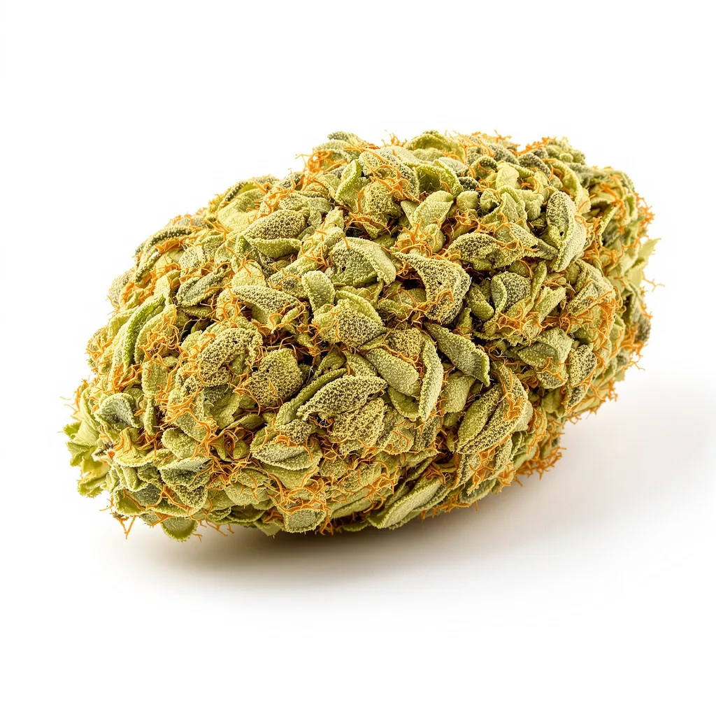 Industrial Plant 20% indica / 80% sativa flower with visible trichomes