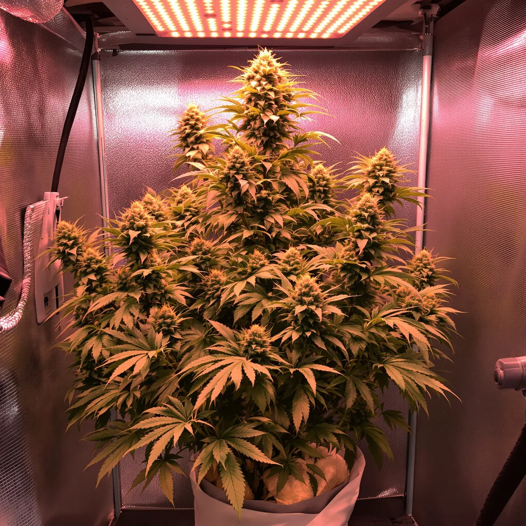 Jack Frost cannabis plant in flowering stage — 120-180 cm feminised