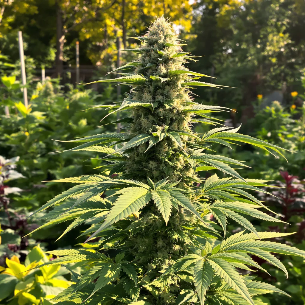 Jack Frost 50% indica / 50% sativa flower with visible trichomes