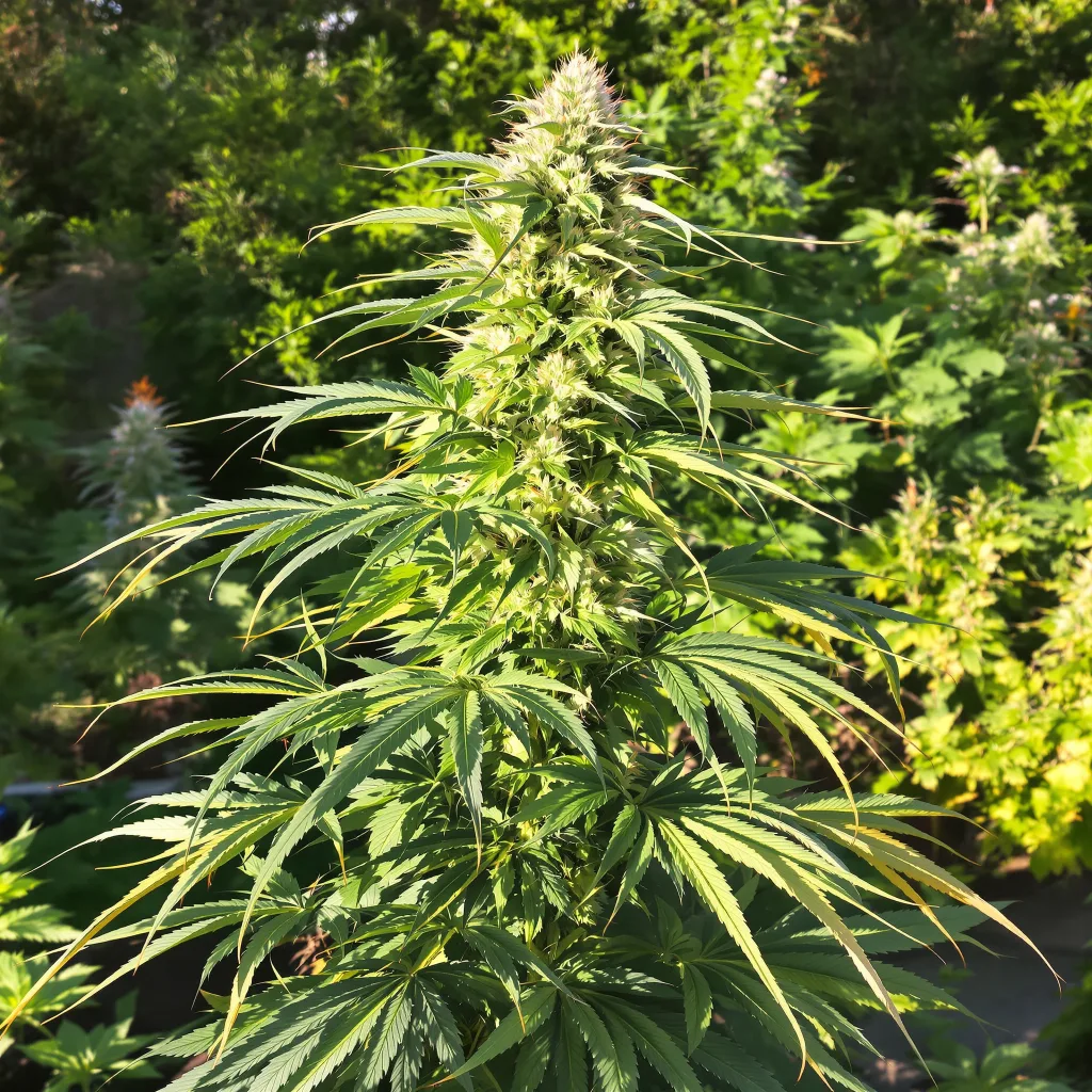 Jack Skellington 25% indica / 75% sativa flower with visible trichomes