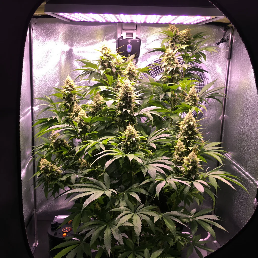 Jager cannabis plant in flowering stage — 90-130 cm feminised