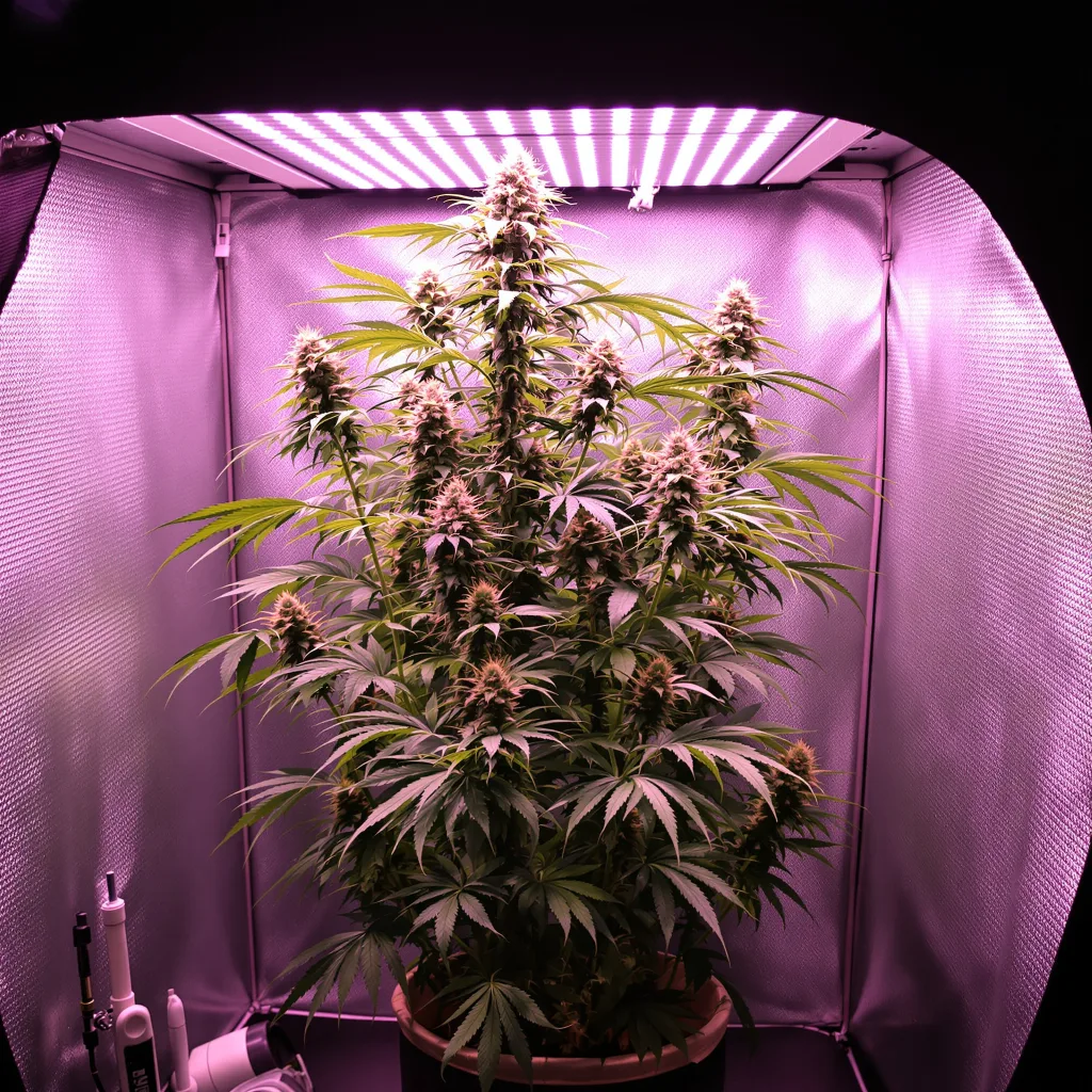 Jamaican Dream cannabis plant in flowering stage — 60-100 cm autoflower