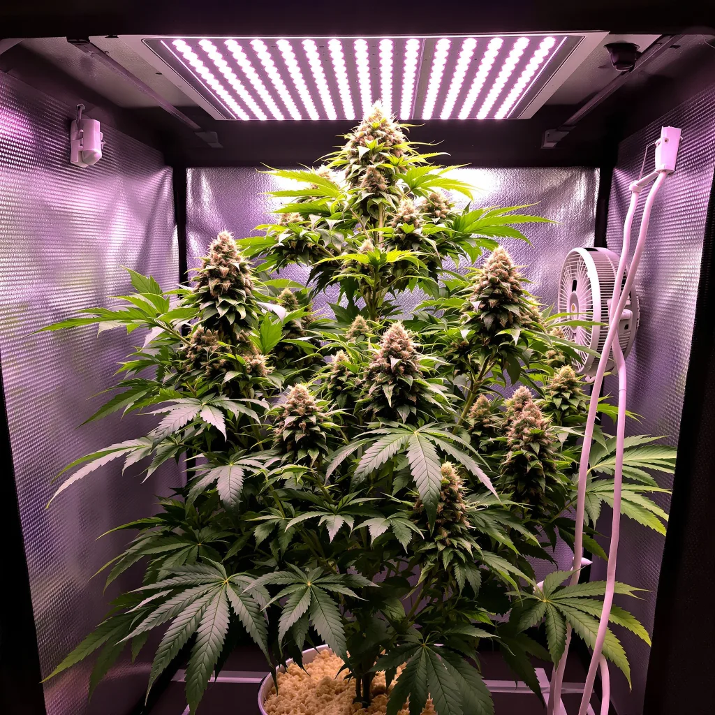 Jawa Pie cannabis plant in flowering stage — 60-100 cm autoflower