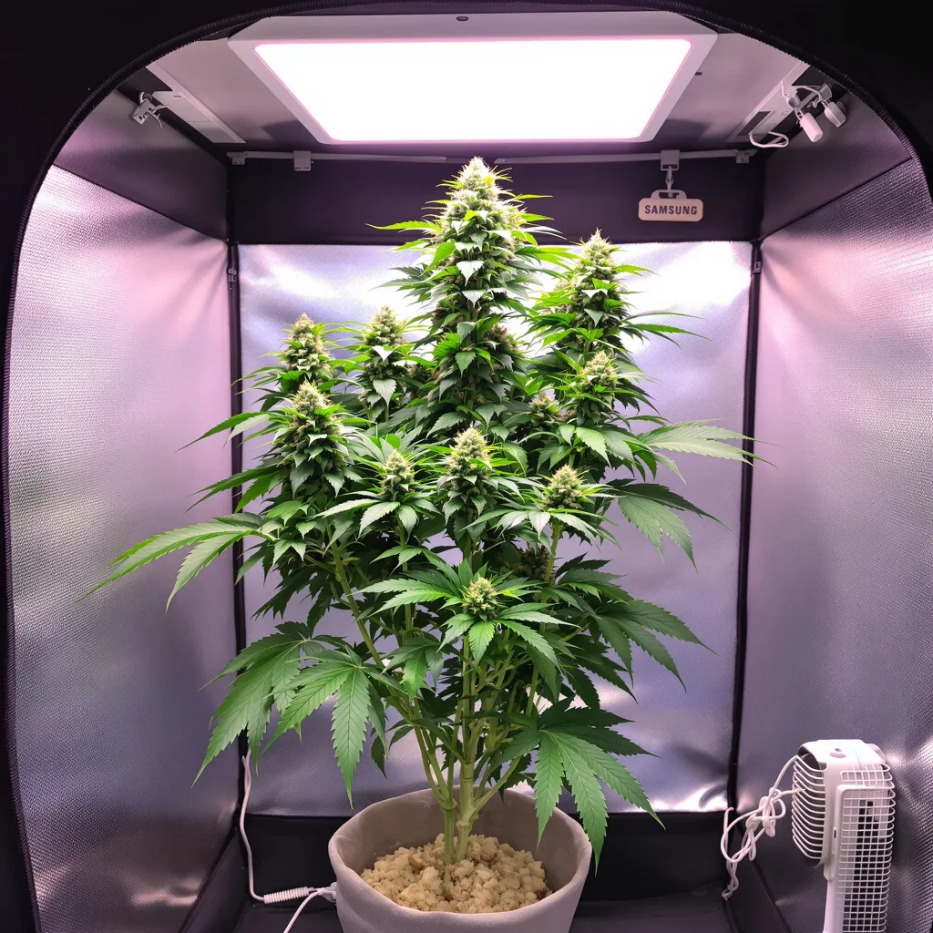 Jawa Pie cannabis plant in flowering stage — 90-130 cm feminised